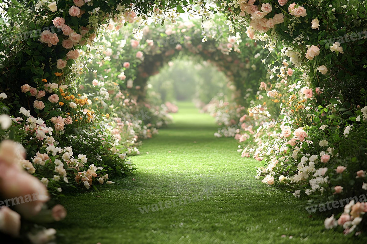 Charming Garden digital photo backdrop for photo editing, preview 93