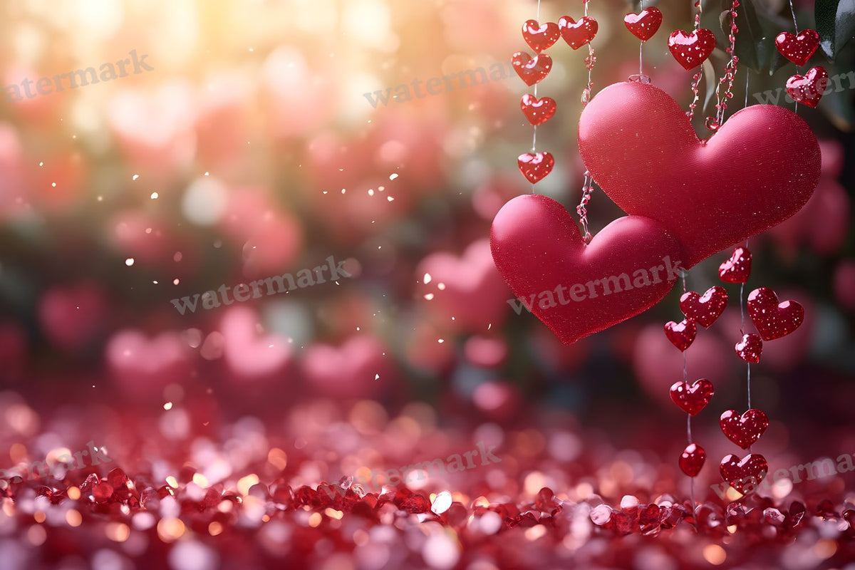 Valentine digital photo backdrop for photo editing, preview 94