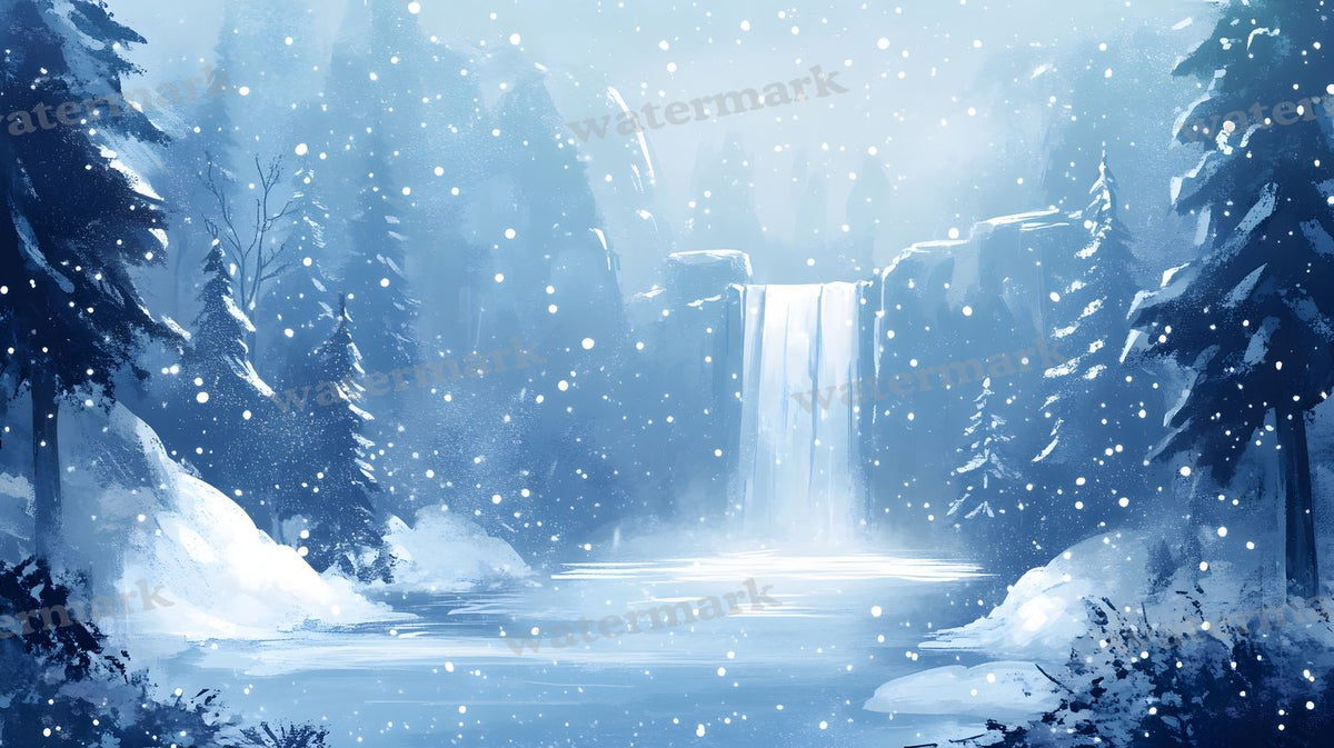 Winter Snow Backdrop Images