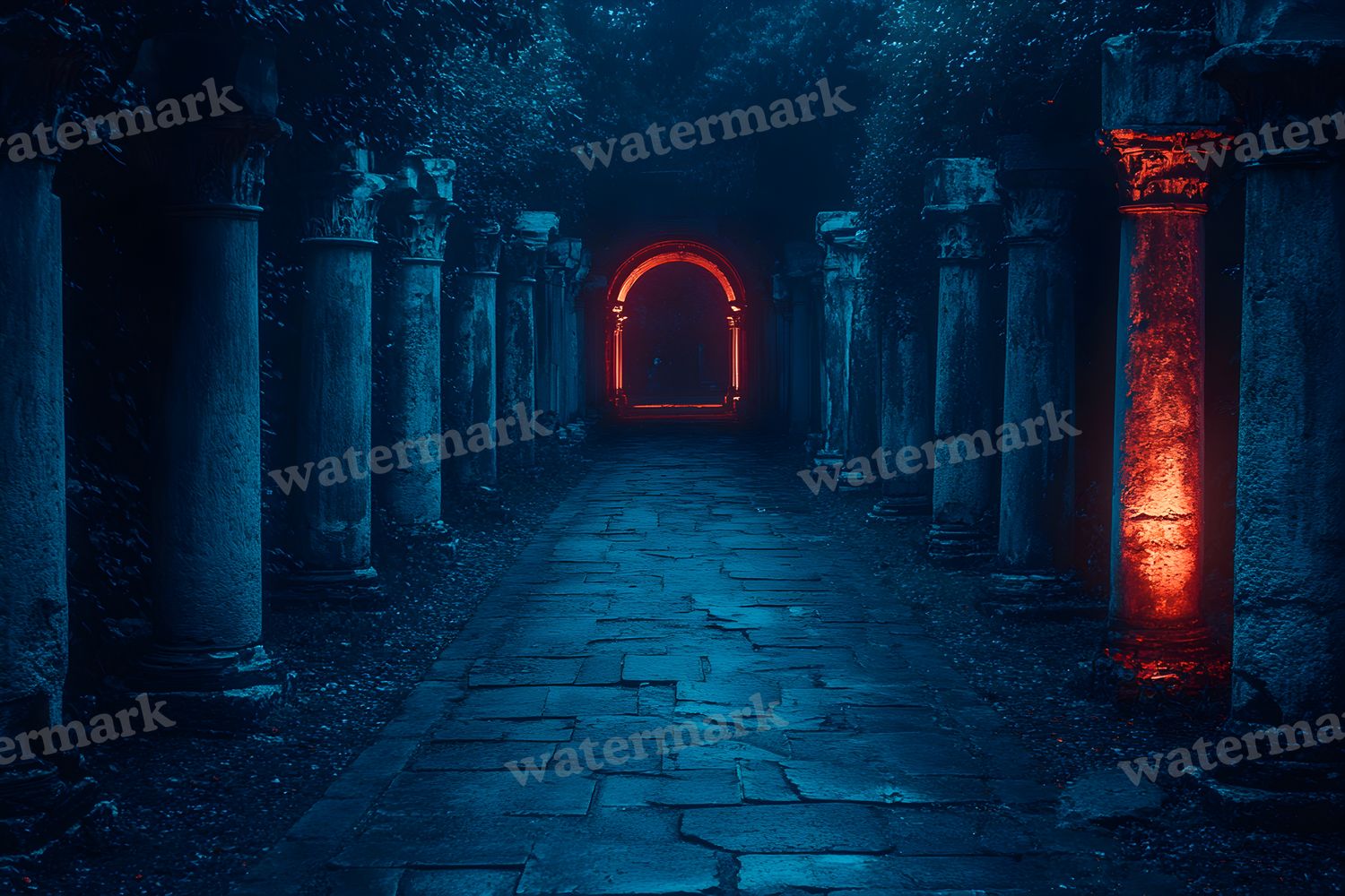 Ancient Roman Night Backdrop Images