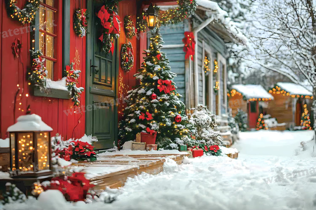 Classic Christmas Backdrop Images