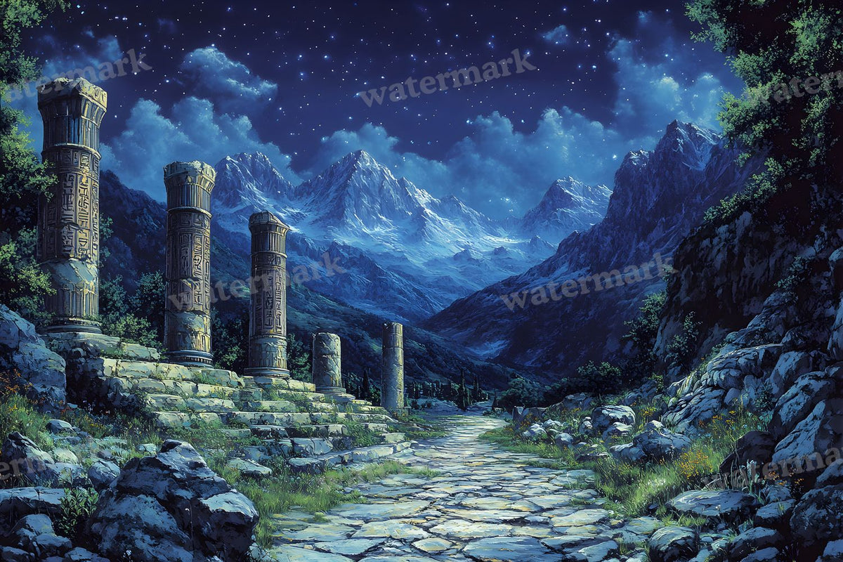 Ancient Egyptian Night Backdrop Images