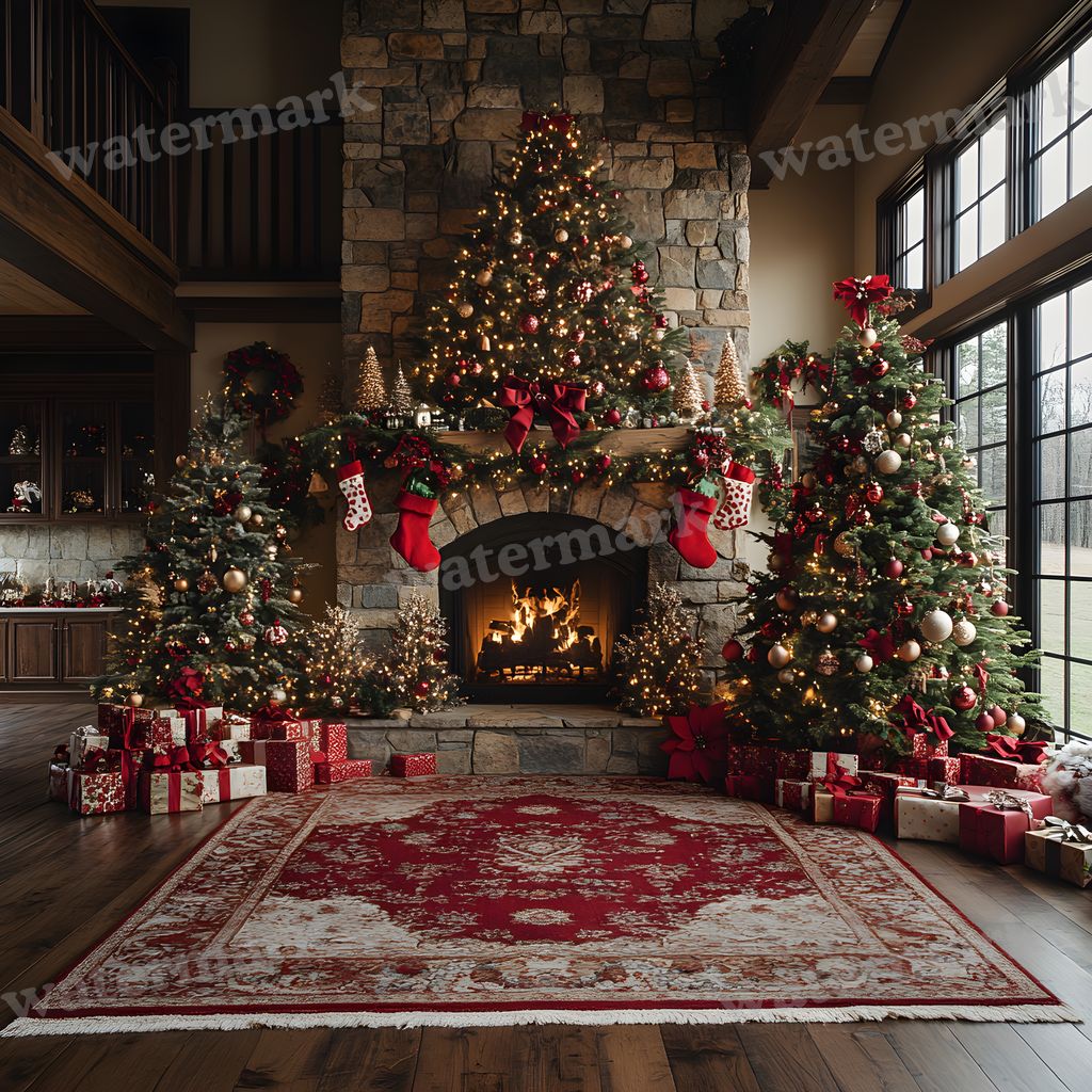 Classic Christmas Backdrop Images