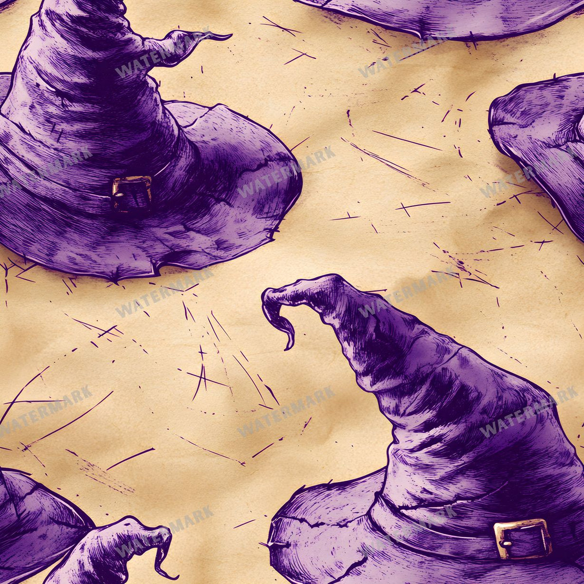 Witchcraft Seamless Pattern