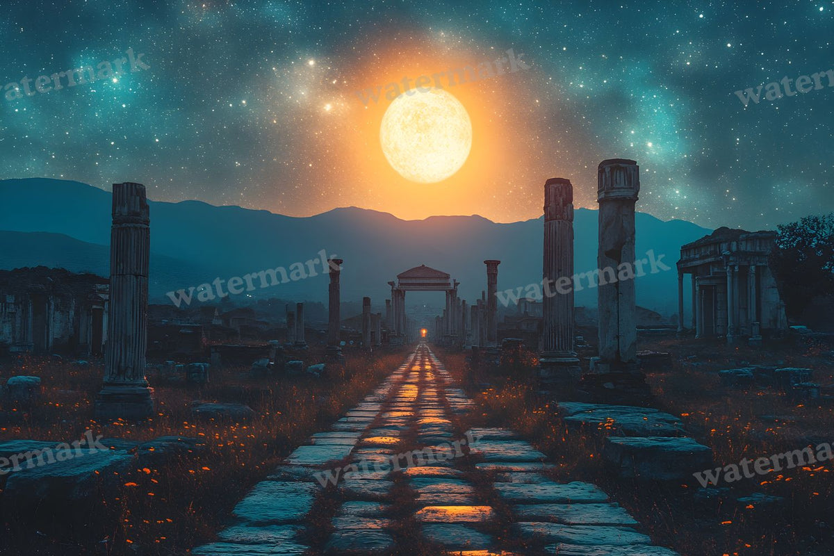 Ancient Roman Night Backdrop Images
