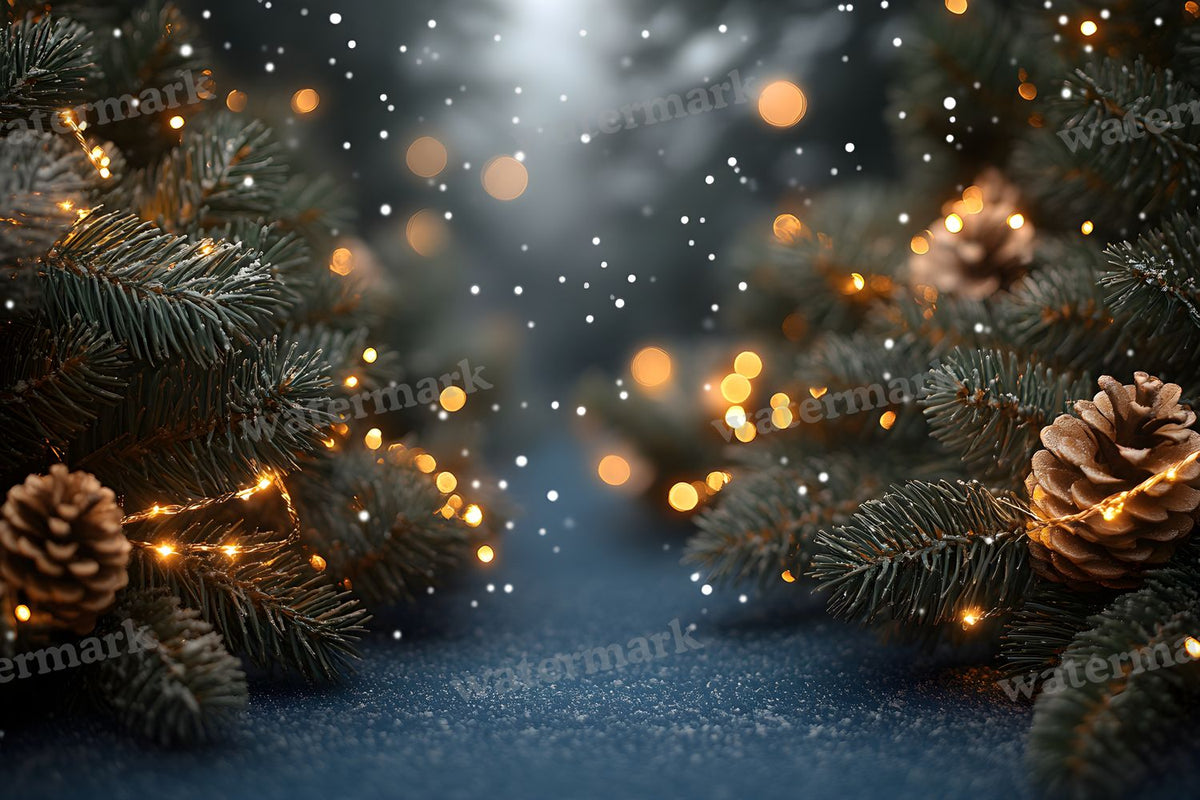 Snowy Forest Backdrop Images