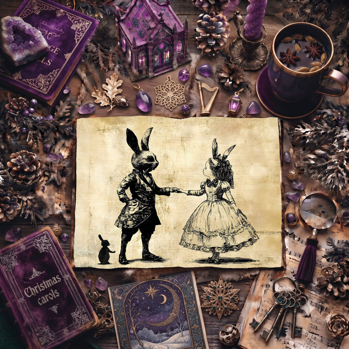 Alice In Wonderland Digital Papers