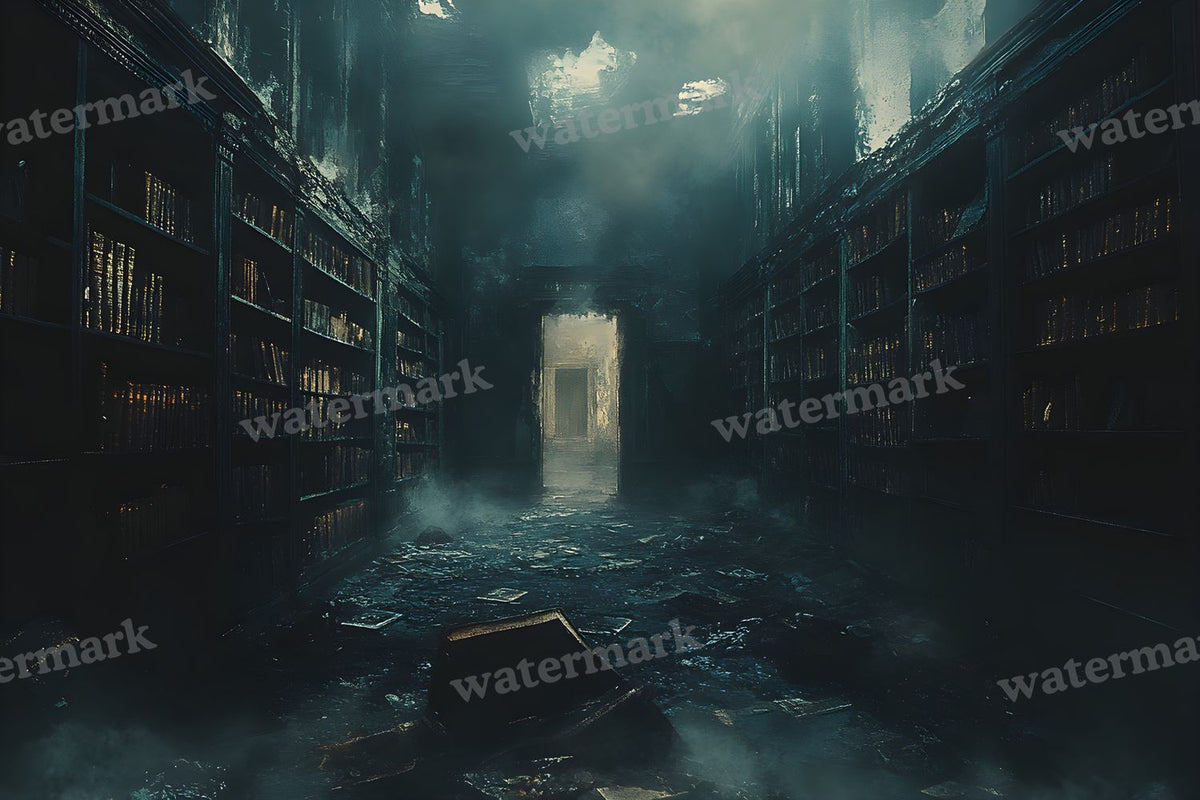 Dark Academia Study Backdrop Images
