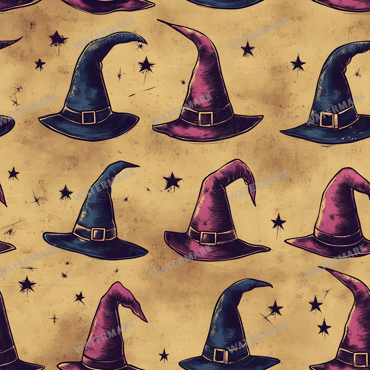 Witchcraft Seamless Pattern