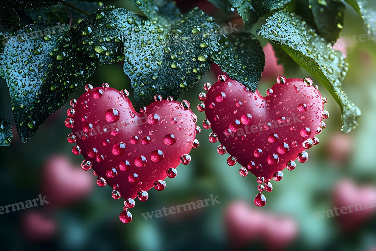 Valentine digital photo backdrop for photo editing, preview 99