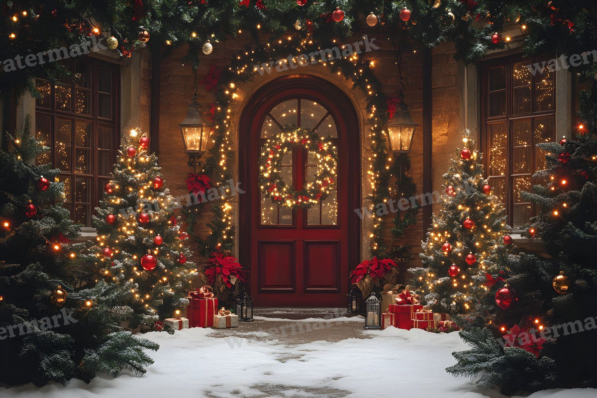 Classic Christmas Backdrop Images