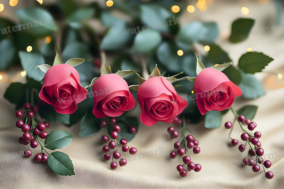 Valentine digital photo backdrop for photo editing, preview 100