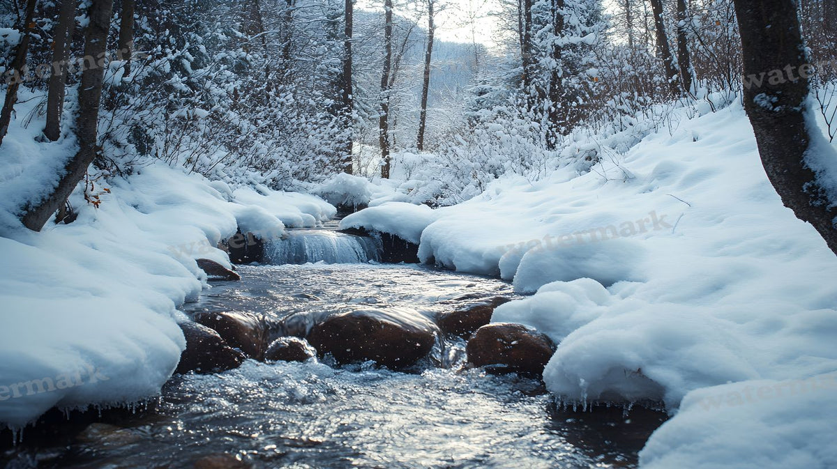 Winter Snow Backdrop Images