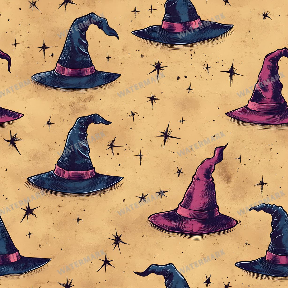 Witchcraft Seamless Pattern