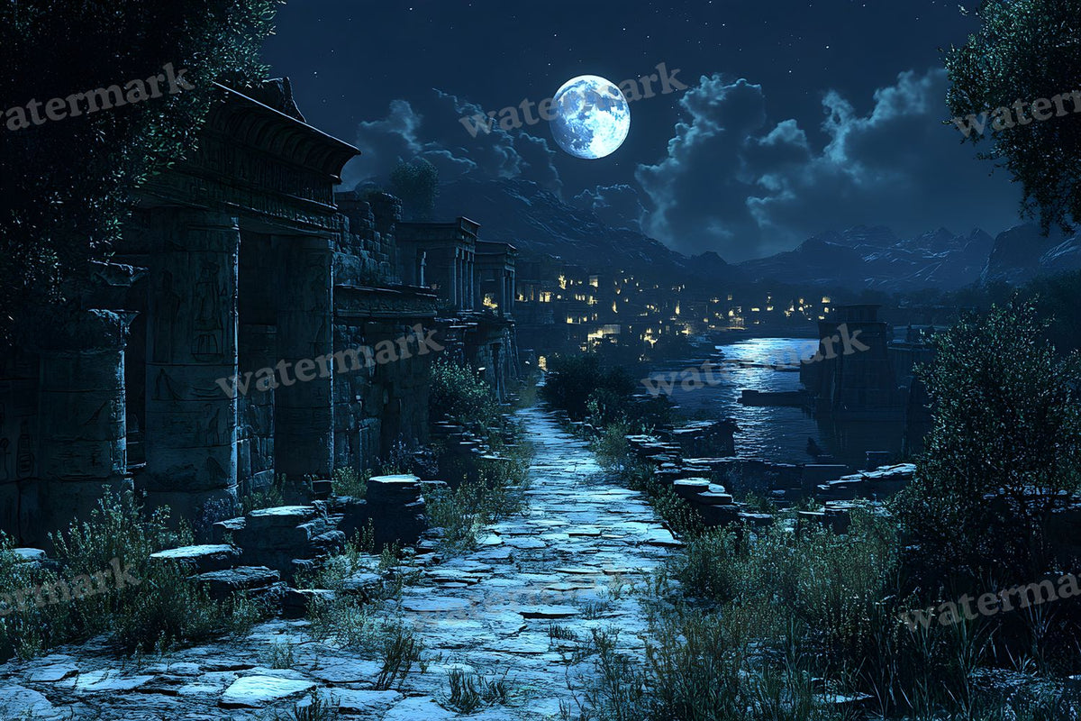 Ancient Egyptian Night Backdrop Images