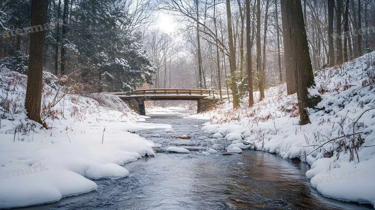 Winter Snow Backdrop Images
