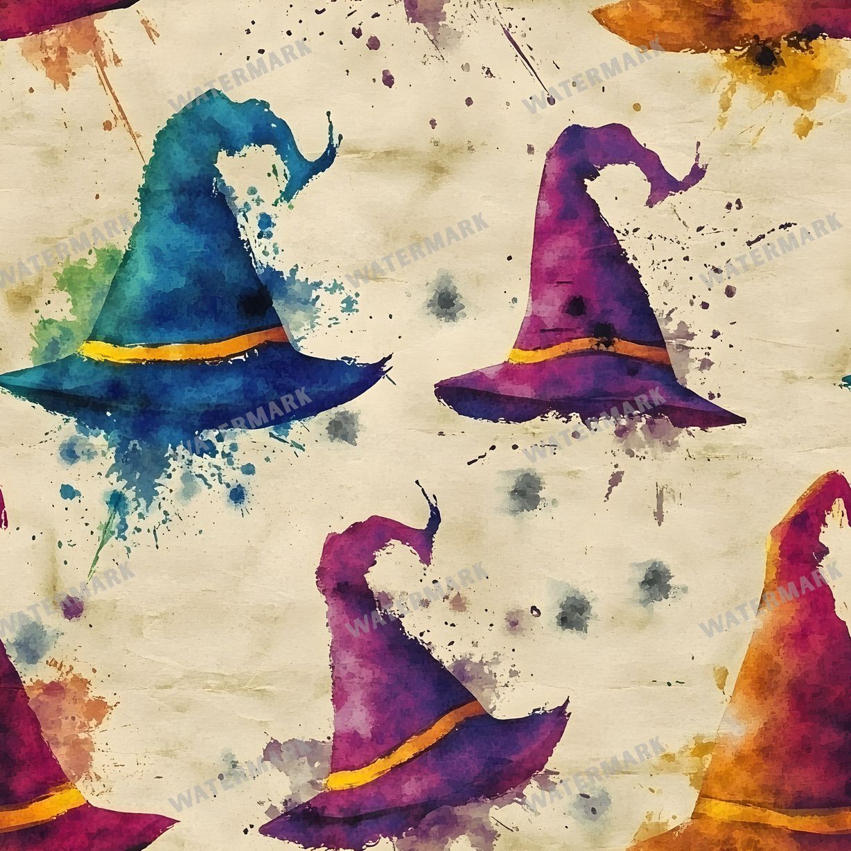 Witchcraft Seamless Pattern