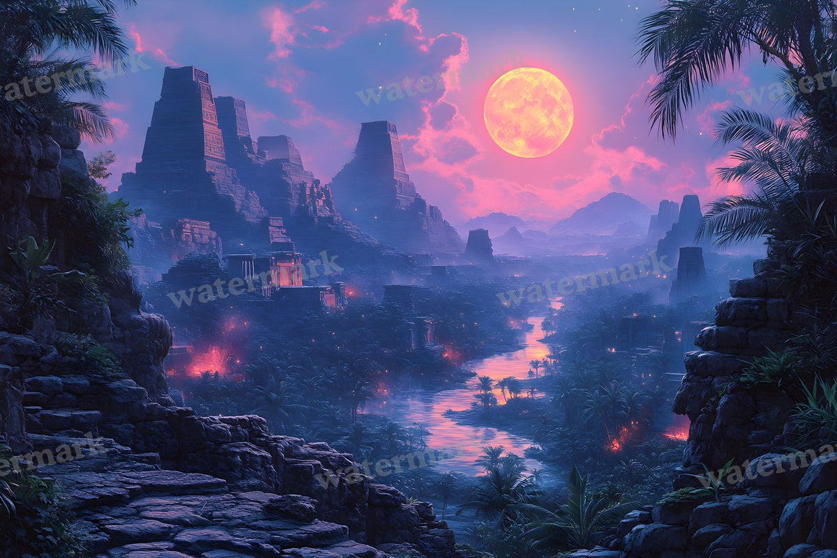 Ancient Egyptian Night Backdrop Images