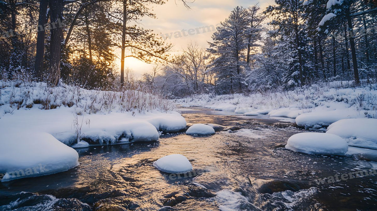Winter Snow Backdrop Images