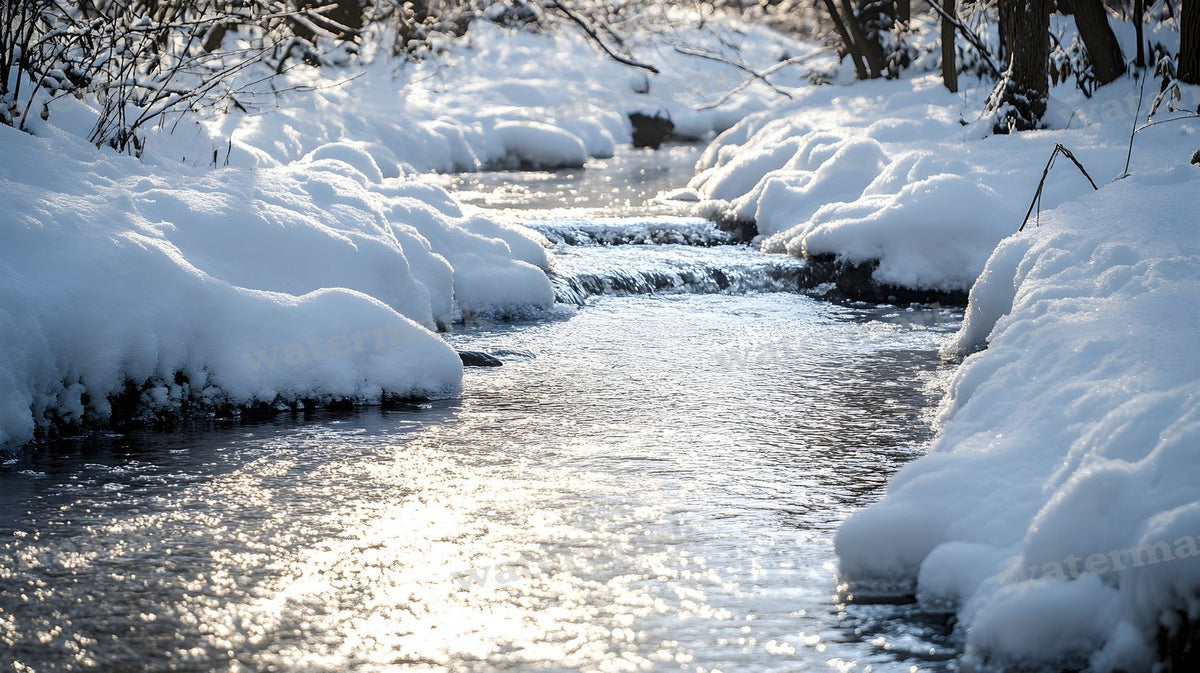 Winter Snow Backdrop Images