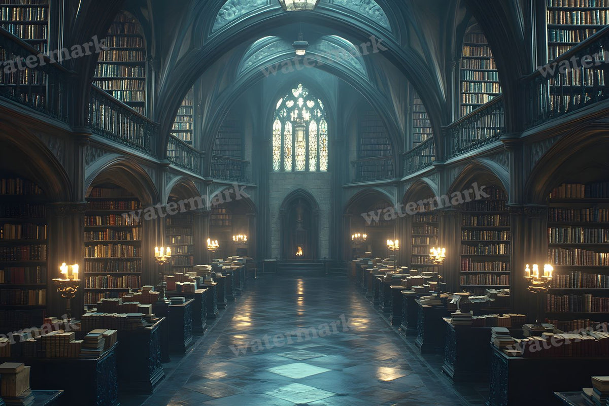 Dark Academia Study Backdrop Images