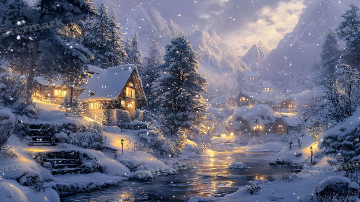 Winter Snow Backdrop Images