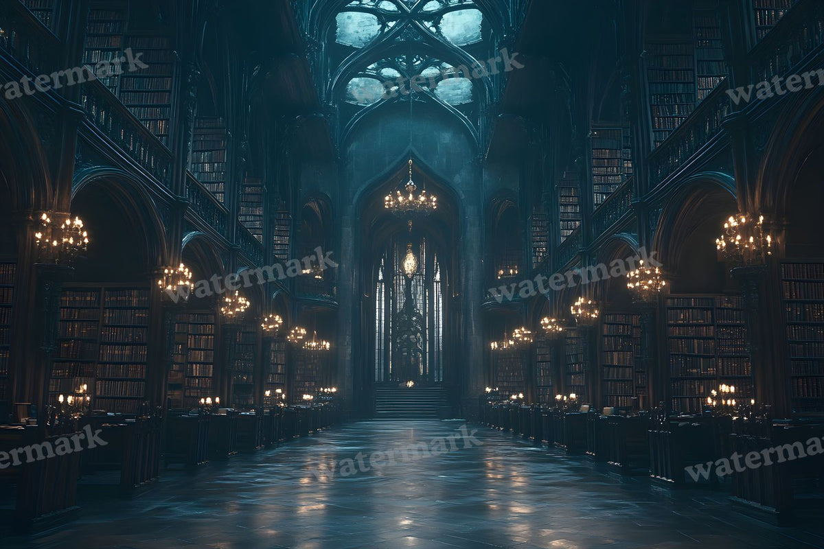 Dark Academia Study Backdrop Images