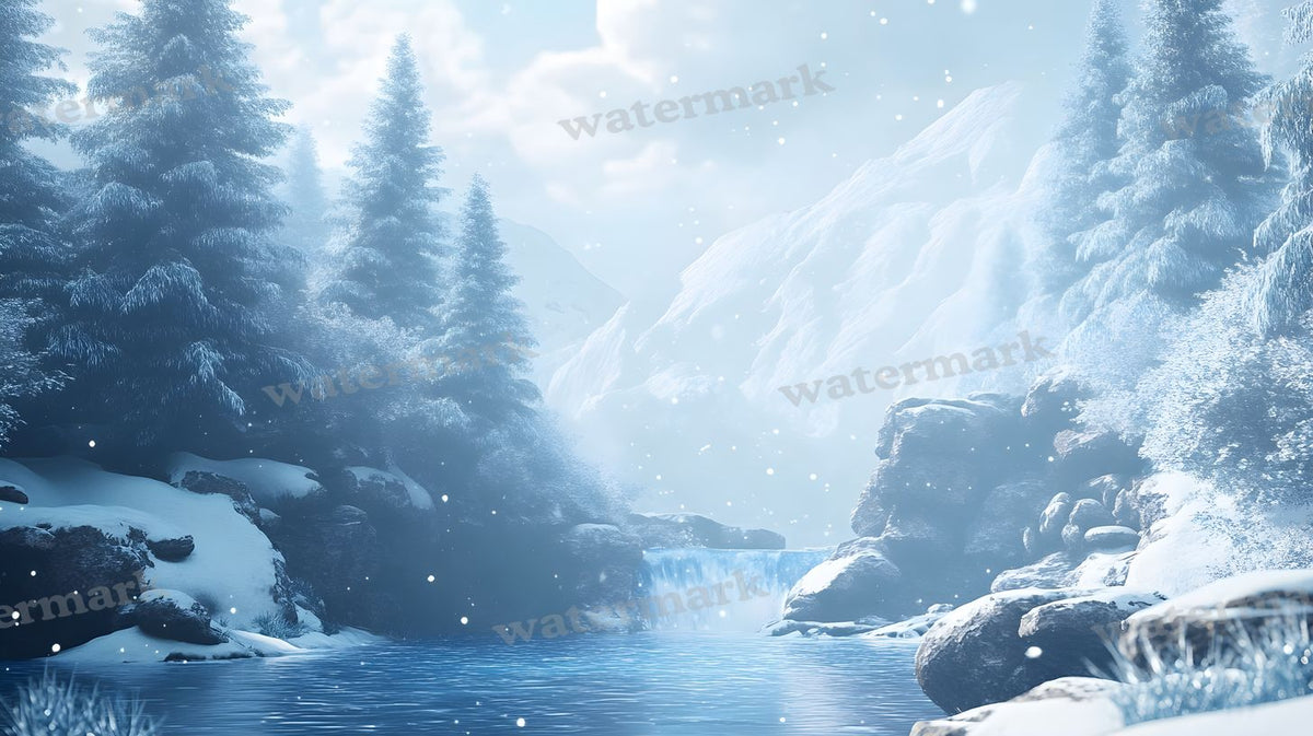 Winter Snow Backdrop Images