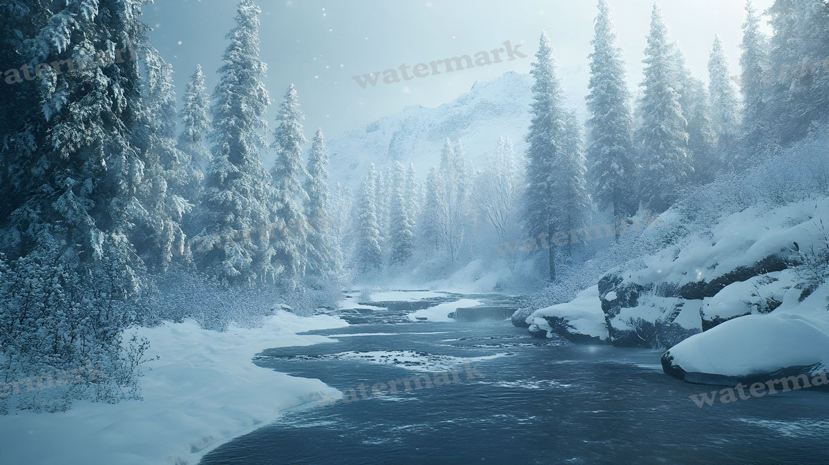 Winter Snow Backdrop Images
