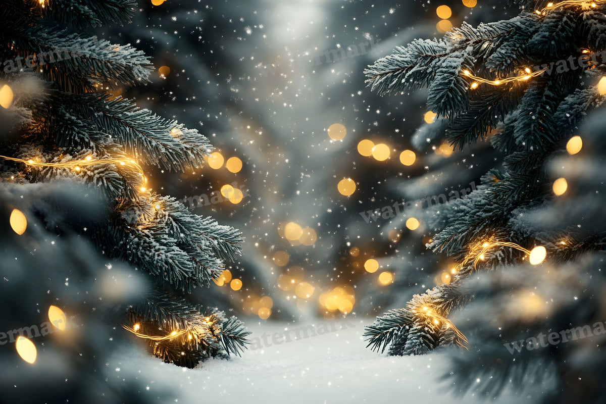 Snowy Forest Backdrop Images