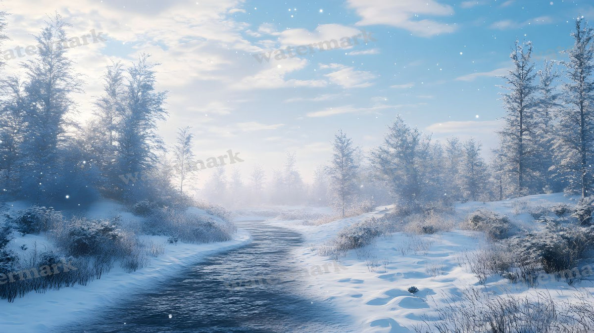 Winter Snow Backdrop Images