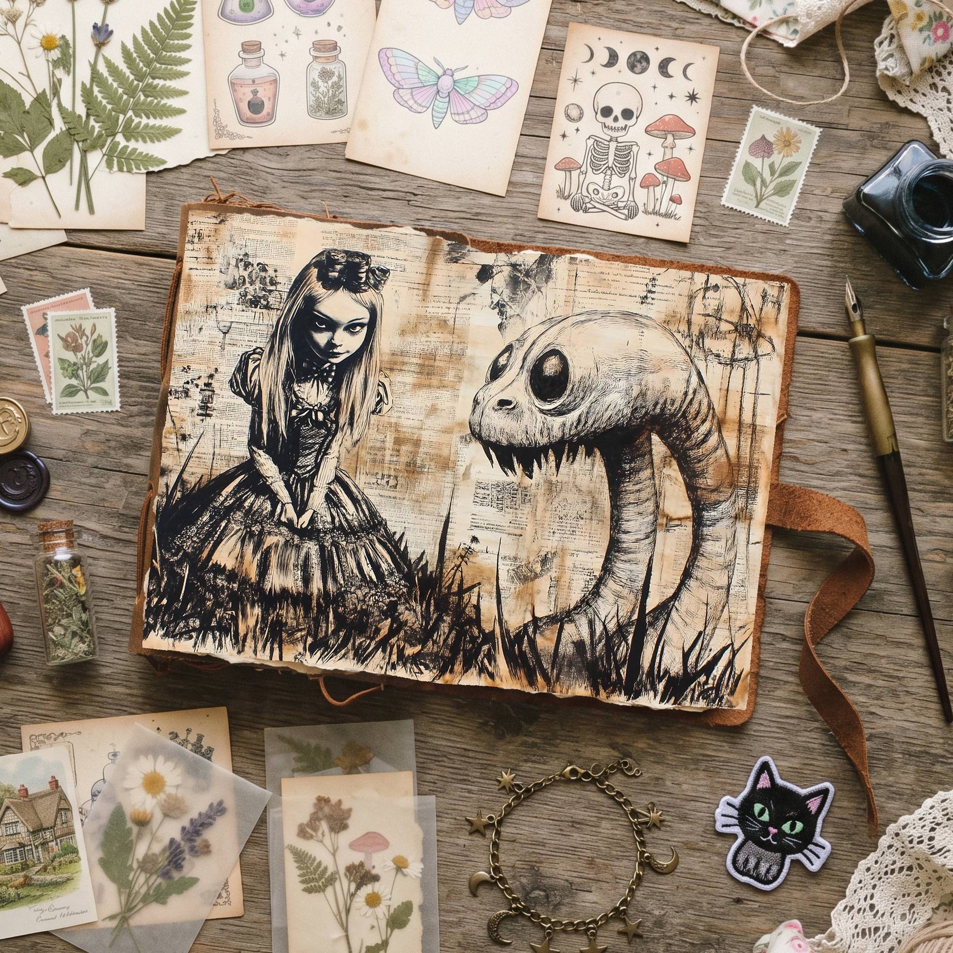 Alice In Wonderland Digital Papers