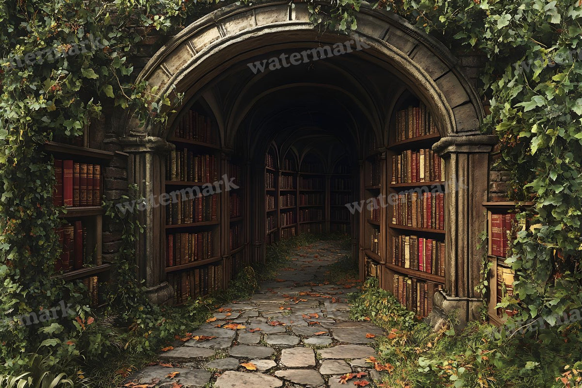 Dark Academia Study Backdrop Images