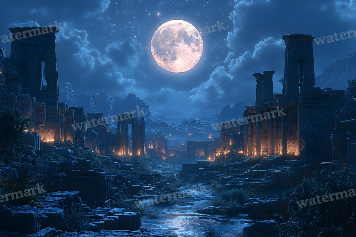 Ancient Egyptian Night Backdrop Images