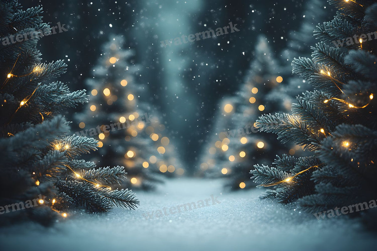 Snowy Forest Backdrop Images