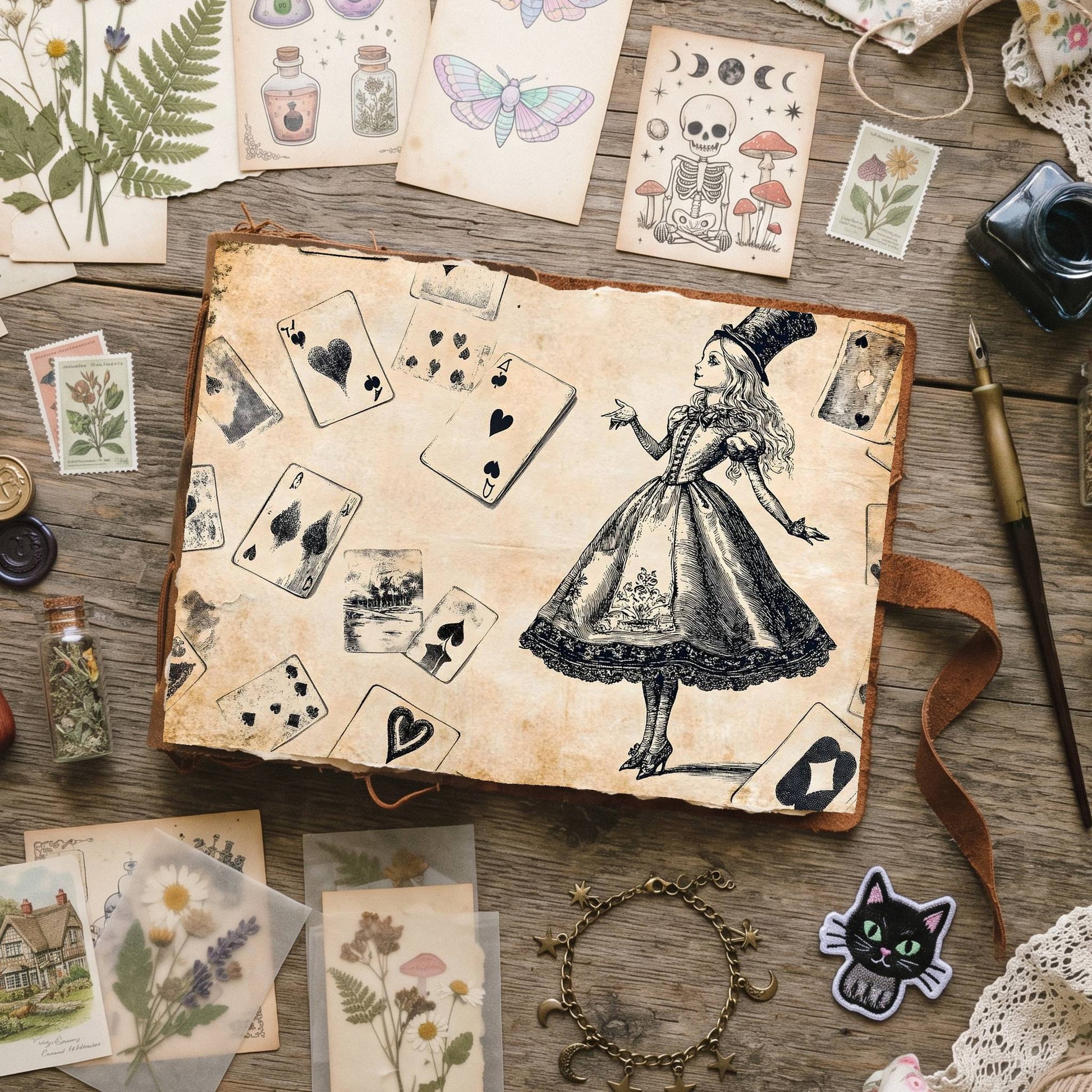 Alice In Wonderland Digital Papers