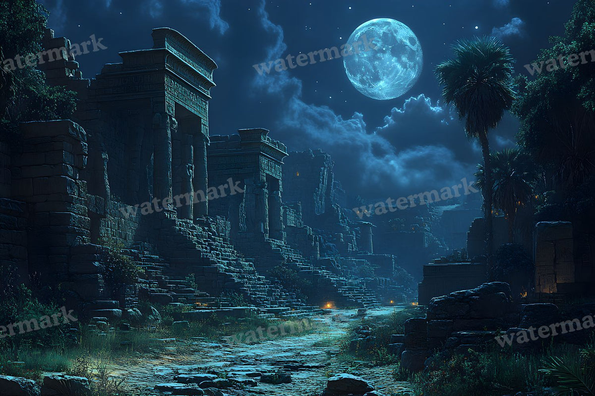 Ancient Egyptian Night Backdrop Images