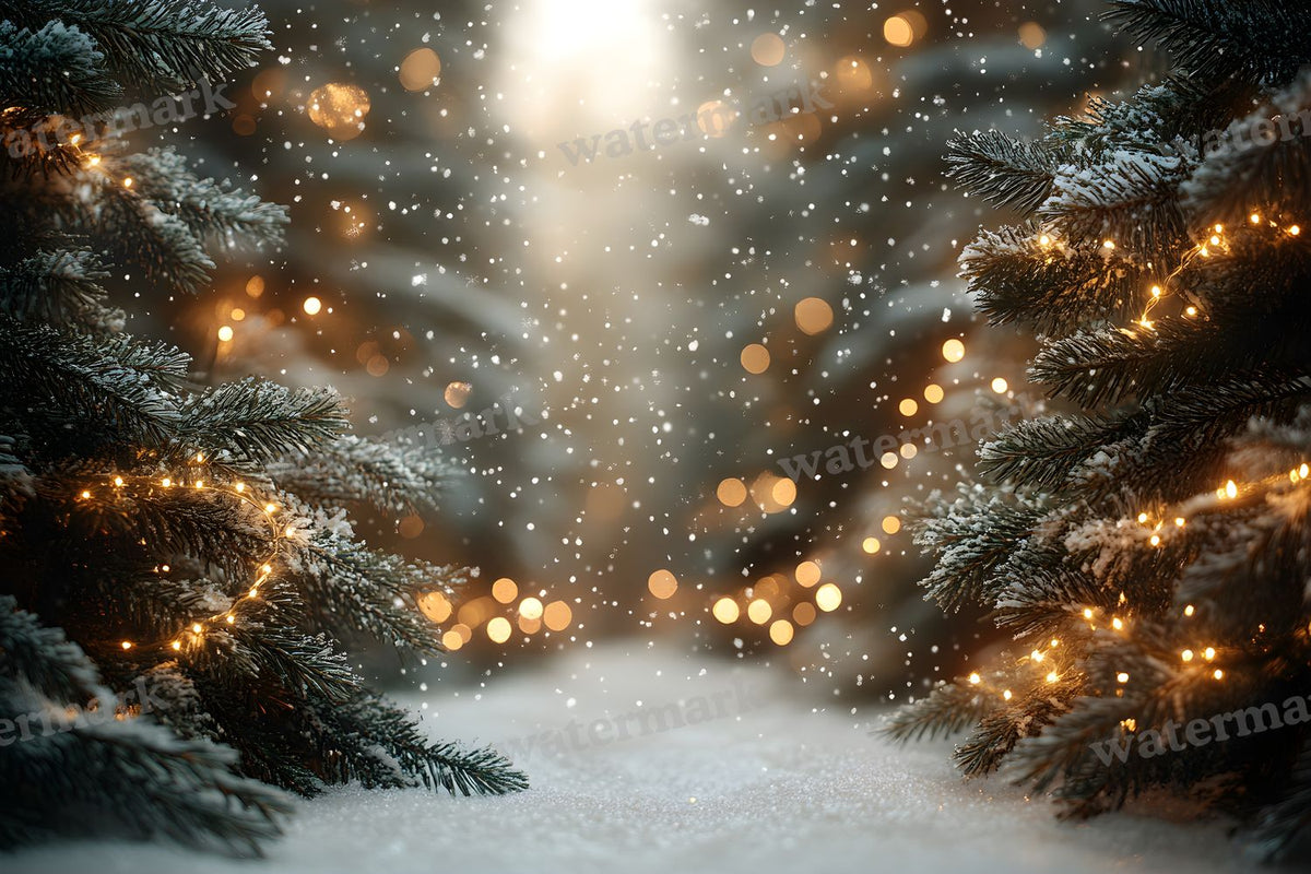 Snowy Forest Backdrop Images