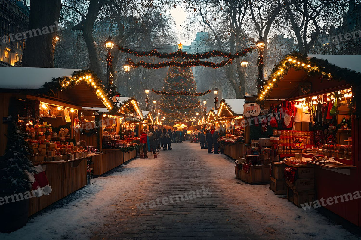 Classic Christmas Backdrop Images