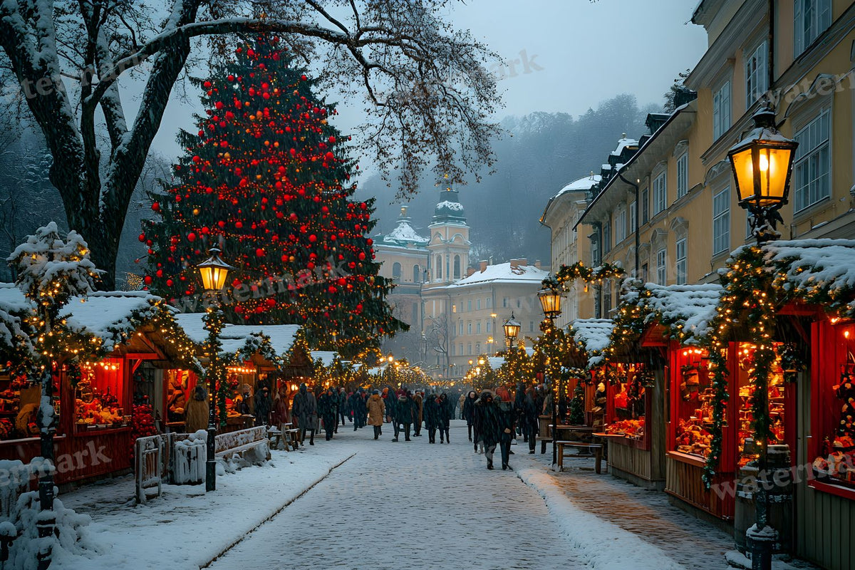 Classic Christmas Backdrop Images