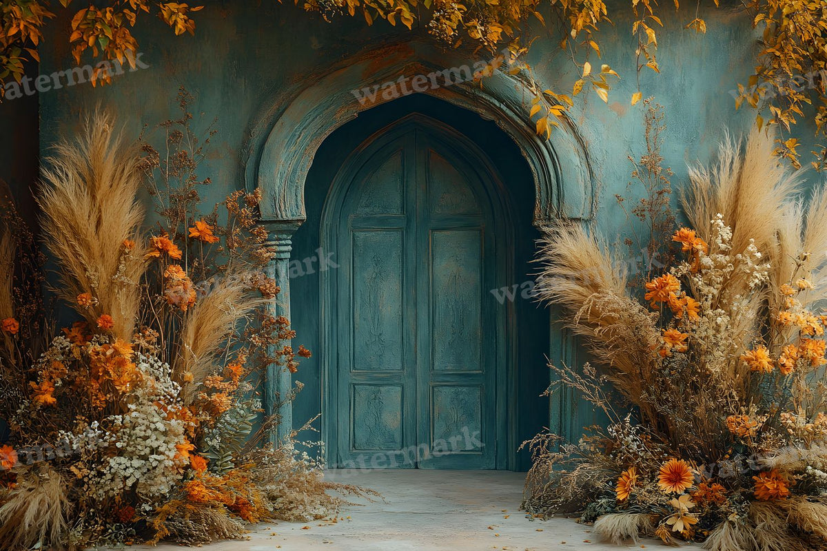 Boho Olive Arch Backdrop Images