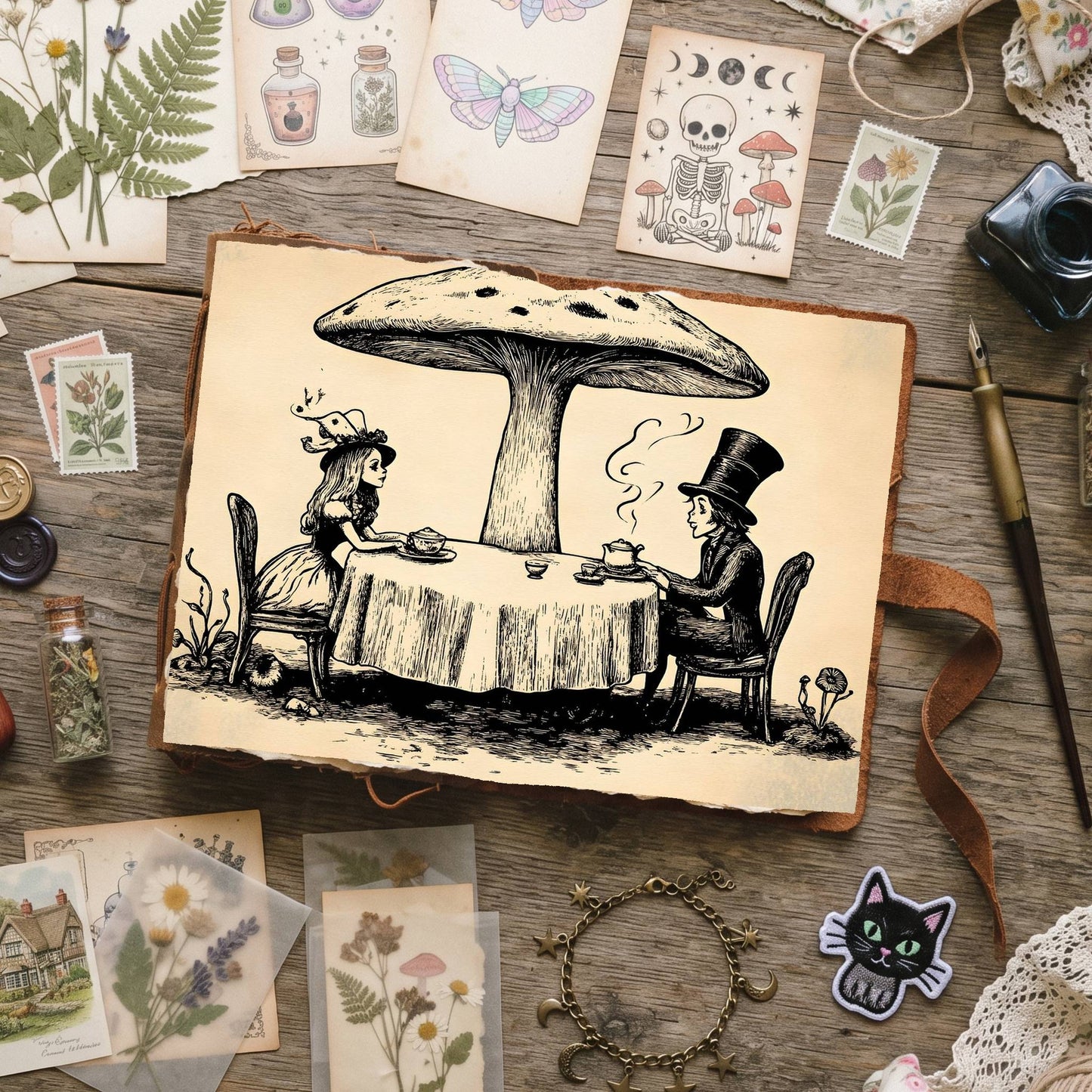Alice In Wonderland Digital Papers