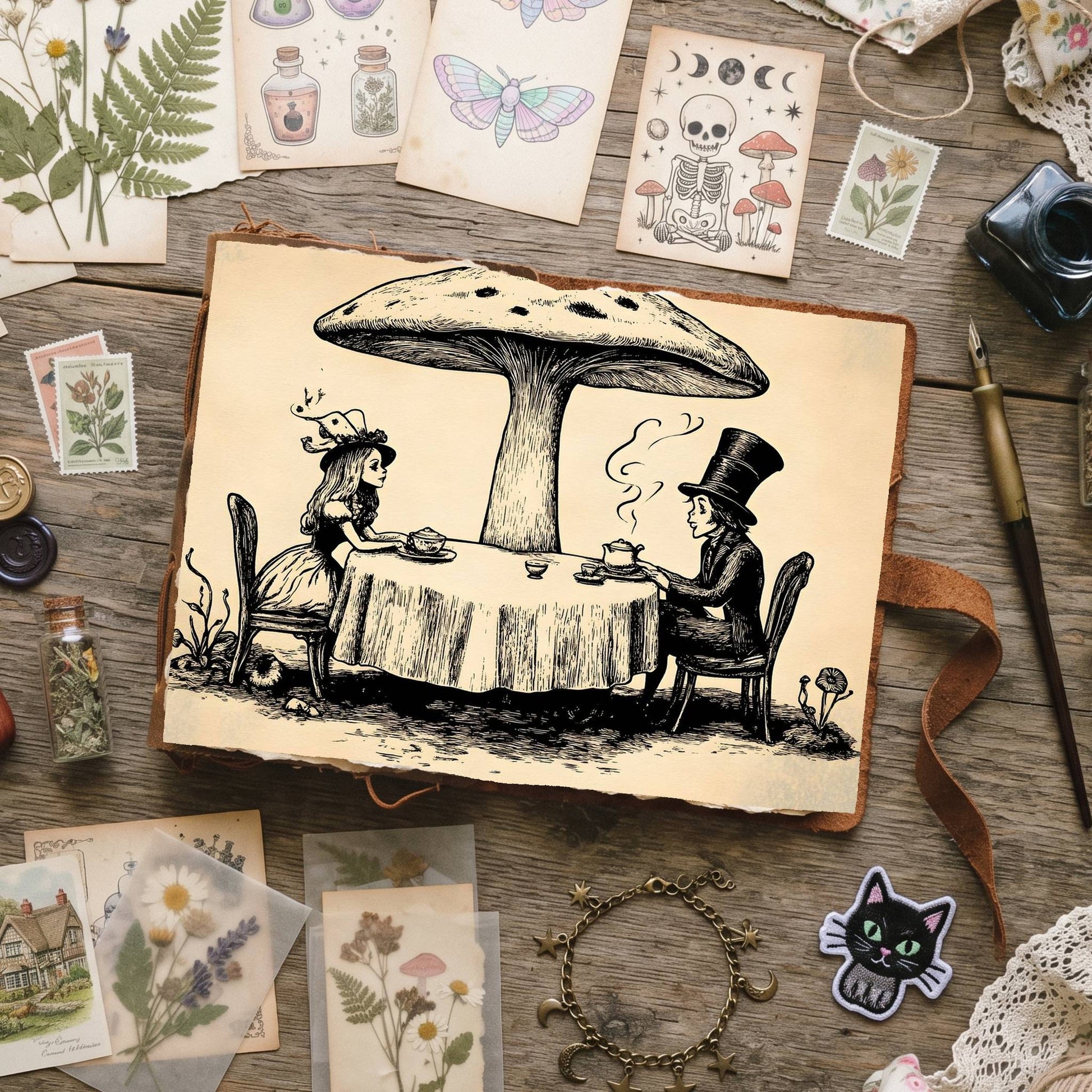 Alice In Wonderland Digital Papers