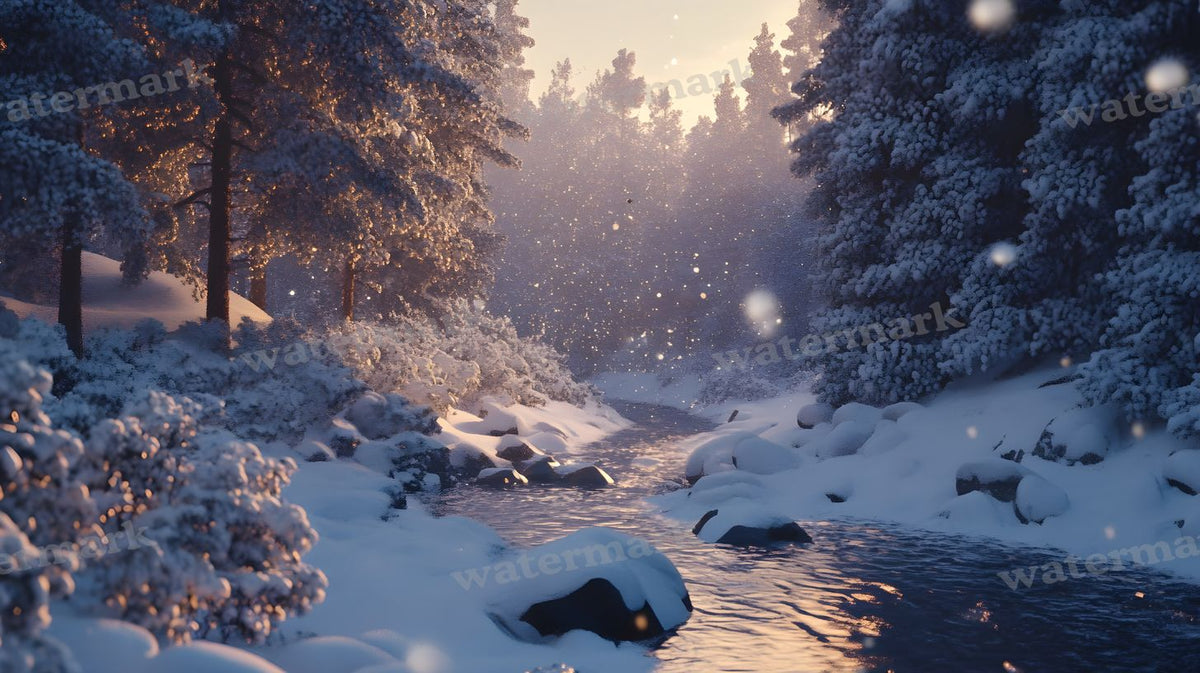 Winter Snow Backdrop Images