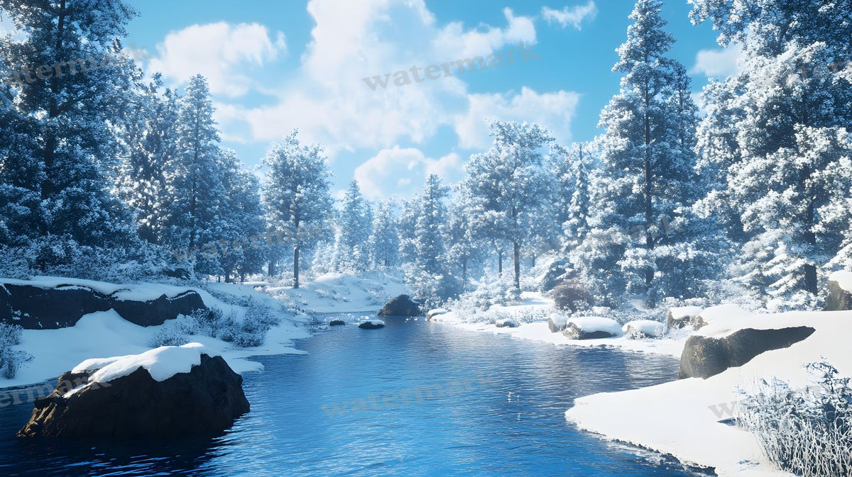 Winter Snow Backdrop Images