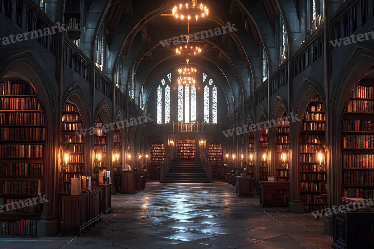 Dark Academia Study Backdrop Images