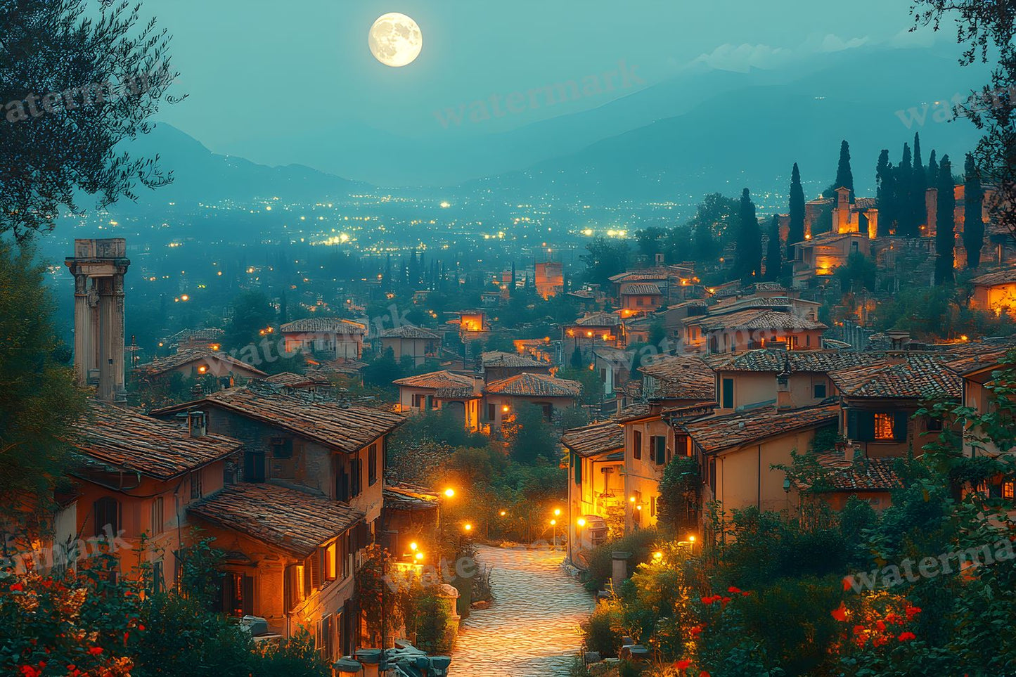 Ancient Roman Night Backdrop Images