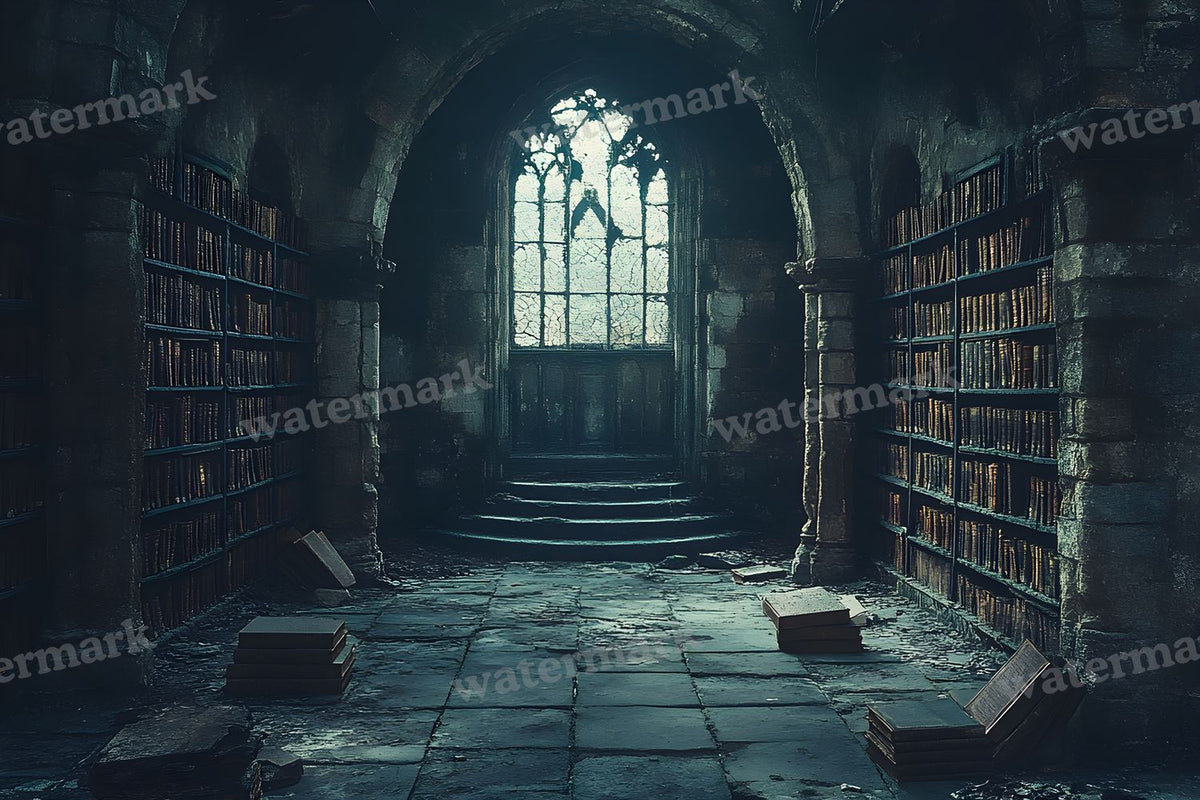 Dark Academia Study Backdrop Images