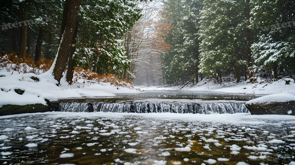 Winter Snow Backdrop Images