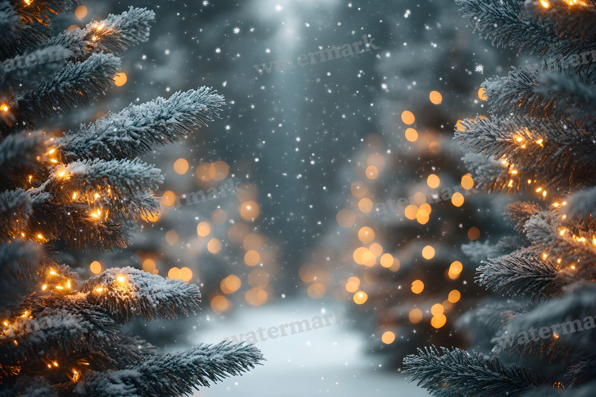 Snowy Forest Backdrop Images